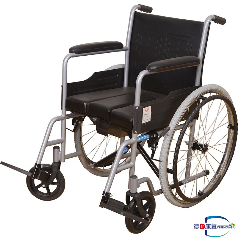 带坐便器轮椅(图1)